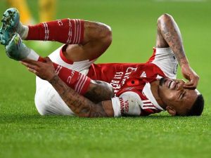 Prior to Arsenal's FA Cup match against Liverpool, Mikel Arteta dealt a serious blow to Gabriel Jesus's injury.