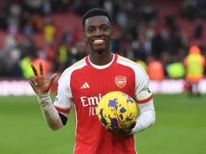 As Crystal Palace expresses interest, Arsenal has established Eddie Nketiah's asking price.
