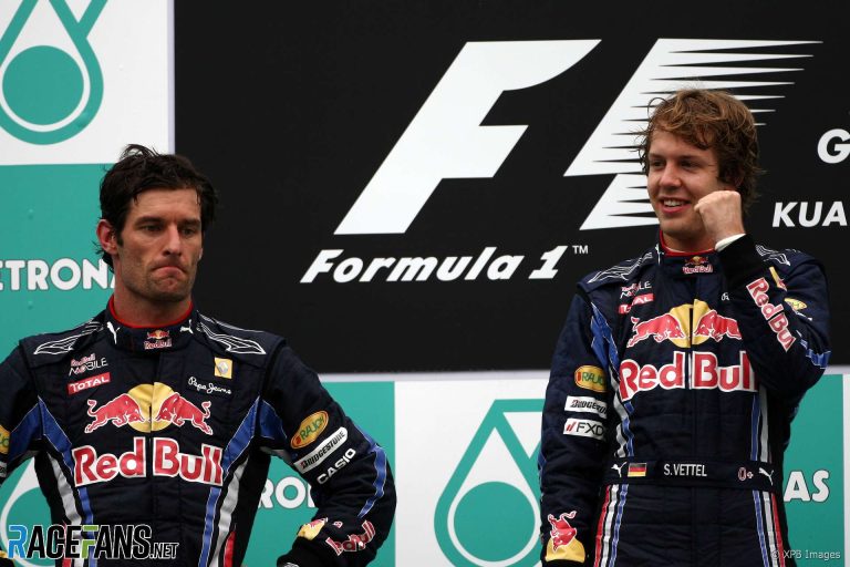 Formula 1 Grand Prix, Malaysia, Sunday Podium