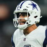 Dallas Cowboys cornerback Eric Scott Jr.’s 24-yard interception against Los Angeles Rams quarterback Stetson Bennett halts the…