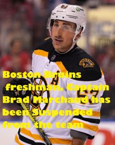 Brad Marchand Receives A Suspension Letter from NHL CEO Gary Bettman Due to On-Field Incident…….